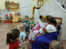 Открытое занятие в группе раннего возраста.
